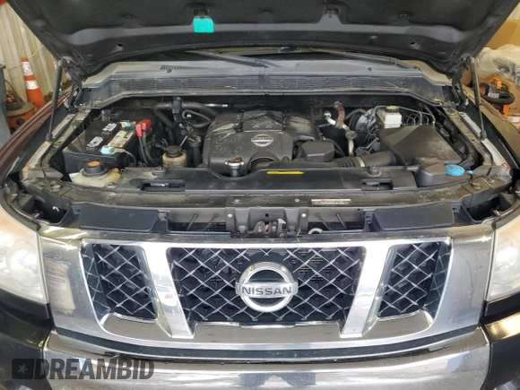 2011 Nissan Titan SL with VIN 1N6AA0ECXBN305433, listed as a Copart auction lot 47837825 with 344,919 mi miles and Salvage Title. Bid and sale history available at carsss.com. Image 12.