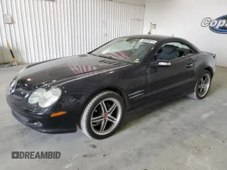2006 Mercedes-Benz SL 500 with VIN WDBSK75F66F108619, listed as a Copart auction lot 55558014 with 81,686 mi miles and Clean title. Bid and sale history available at DreamBid. Image 1.