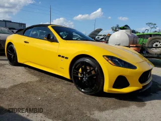 2019 Maserati GranTurismo Convertible Sport with VIN ZAM45VMAXK0341536, listed as a Copart auction lot 75299544 with 0 mi miles and Non Repairable. Bid and sale history available at carsss.com. Image 4.