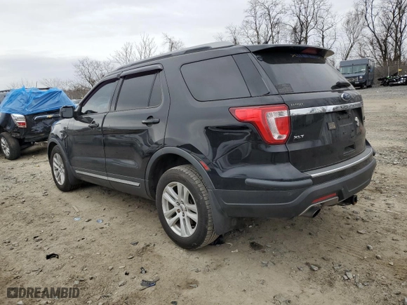 2018 Ford Explorer XLT with VIN 1FM5K8DH8JGA10942, listed as a Copart auction lot 47866425 with 92,997 mi miles and Salvage Title. Bid and sale history available at carsss.com. Image 2.