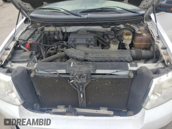 2007 Ford F-150 XL with VIN 1FTPX12V97NA56296, listed as a Copart auction lot 58709345 with 172,989 mi miles and Salvage title. Bid and sale history available at DreamBid. Image 11.