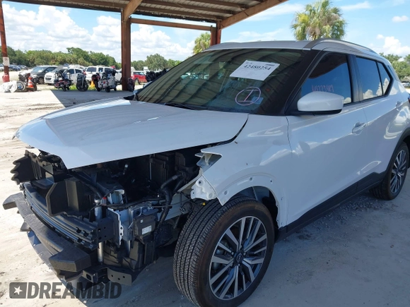 2023 Nissan Kicks SV with VIN 3N1CP5CV1PL478974, listed as a IAAI auction lot 42480254 with 5,247 mi miles and . Bid and sale history available at DreamBid. Image 2.
