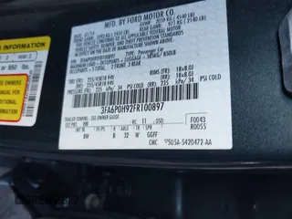 2015 Ford Fusion SE with VIN 3FA6P0H92FR100897, listed as a IAAI auction lot 41870271 with 195,182 mi miles and . Bid and sale history available at DreamBid. Image 9.