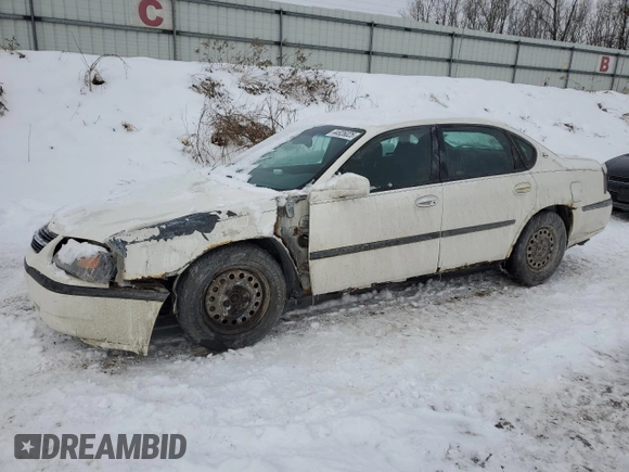 2001 Chevrolet Impala with VIN 2G1WF55E119296611, listed as a Copart auction lot 44926025 with 259,966 mi miles and Clean title. Bid and sale history available at DreamBid. Image 1.