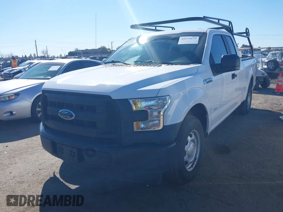 2017 Ford F-150 XL with VIN 1FTEX1CG2HKC93299, listed as a IAAI auction lot 41675673 with 101,726 mi miles. Bid and sale history available at carsss.com. Image 17.