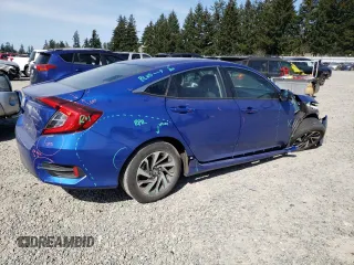 2016 Honda Civic Sedan EX with VIN 2HGFC2F77GH565662, listed as a Copart auction lot 53145465 with 39,228 mi miles and Salvage Title. Bid and sale history available at carsss.com. Image 3.