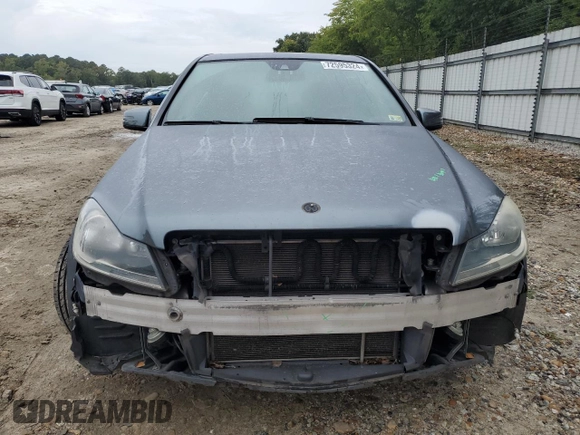 2012 Mercedes-Benz C 350 Sport with VIN WDDGF5HBXCR222096, listed as a Copart auction lot 72595324 with 134,915 mi miles and Salvage Title. Bid and sale history available at DreamBid. Image 5.