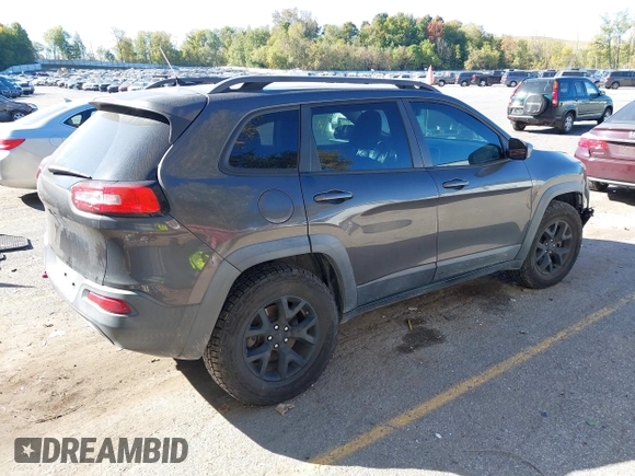 2014 Jeep Cherokee Trailhawk with VIN 1C4PJMBB0EW237741, listed as a IAAI auction lot 40505251 with 139,883 mi miles and . Bid and sale history available at DreamBid. Image 4.