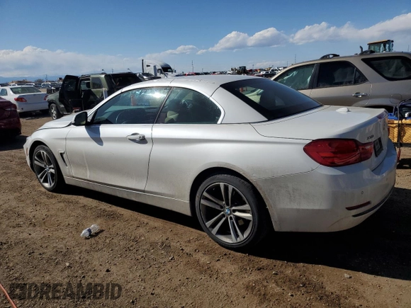 2017 BMW 4 Series 430i xDrive with VIN WBA4U9C3XH5H64212, listed as a Copart auction lot 54097655 with 51,040 mi miles and Salvage title. Bid and sale history available at DreamBid. Image 2.