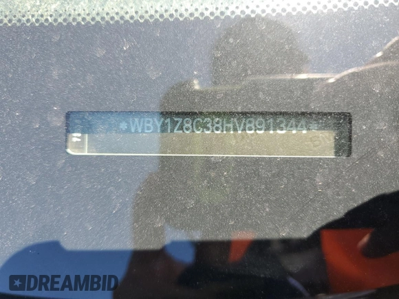 2017 BMW i3 z VIN WBY1Z8C38HV891344, wystawiony jako Copart lot #57782835 z przebiegiem 51 038 mil mil oraz Szkody całkowita. Historia ofert i sprzedaży dostępna na DreamBid. Obrazek 13.