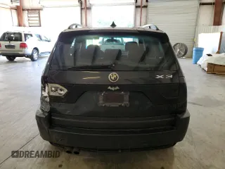 2005 BMW X3 2.5i with VIN WBXPA73495WC47255, listed as a Copart auction lot 80141924 with 156,285 mi miles and Salvage Title. Bid and sale history available at carsss.com. Image 6.