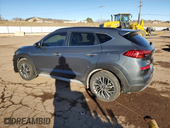 2019 Hyundai Tucson Ultimate with VIN KM8J3CAL0KU021847, listed as a Copart auction lot 42259255 with 70,524 mi miles and Salvage Title. Bid and sale history available at carsss.com. Image 2.