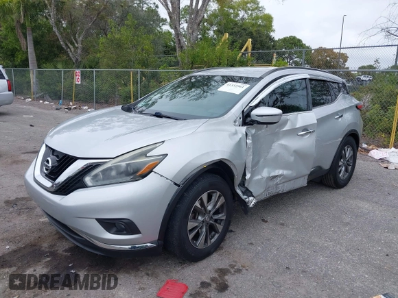 2018 Nissan Murano SV with VIN 5N1AZ2MGXJN138318, listed as a IAAI auction lot 41332561 with 104,067 mi miles and . Bid and sale history available at DreamBid. Image 17.