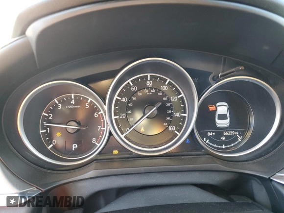 2018 Mazda 6 Grand Touring with VIN JM1GL1TY6J1306533, listed as a Copart auction lot 54505105 with 66,239 mi miles and Non Repairable. Bid and sale history available at DreamBid. Image 9.