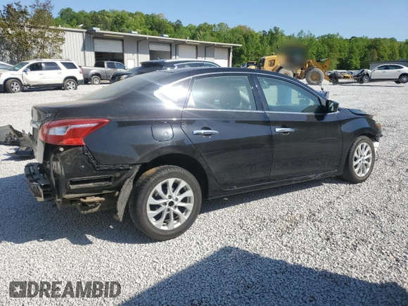 2019 Nissan Sentra SV with VIN 3N1AB7AP7KL626172, listed as a Copart auction lot 53230765 with 74,061 mi miles and Salvage Title. Bid and sale history available at carsss.com. Image 3.