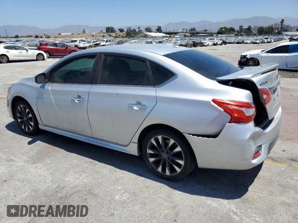 2017 Nissan Sentra S with VIN 3N1AB7AP2HY246474, listed as a Copart auction lot 60078155 with 126,524 mi miles and Salvage title. Bid and sale history available at DreamBid. Image 2.