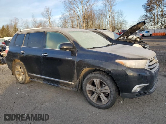 2012 Toyota Highlander Limited с VIN 5TDDK3EH9CS105388, выставлен на аукционе Copart как лот 42164865 с пробегом 183 995 миль миль и Списание • Salvage title. История ставок и продаж доступна на DreamBid. Изображение 4.