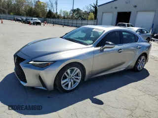 2021 Lexus IS with VIN JTHCA1D22M5114522, listed as a Copart auction lot 50069565 with 44,473 mi miles and Salvage Title. Bid and sale history available at carsss.com. Image 1.