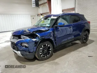 2022 Chevrolet TrailBlazer LT with VIN KL79MPSL7NB020671, listed as a Copart auction lot 48392505 with 22,674 mi miles and Salvage Title. Bid and sale history available at carsss.com. Image 1.