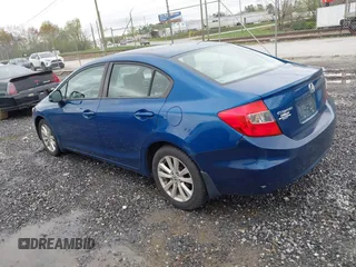 2012 Honda Civic EX with VIN 19XFB2F87CE059085, listed as a IAAI auction lot 41980879 with 154,880 mi miles and . Bid and sale history available at DreamBid. Image 3.