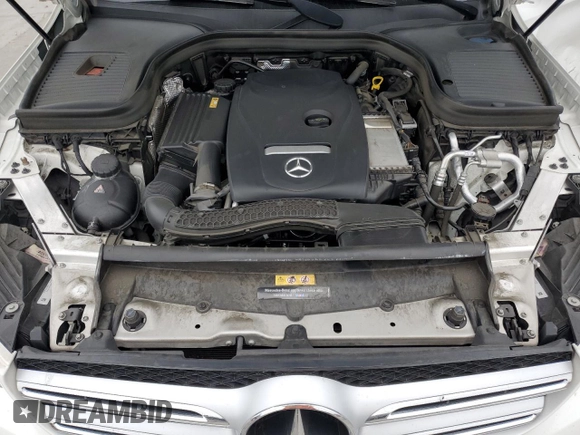 2017 Mercedes-Benz GLC with VIN WDC0G4JB9HF119221, listed as a Copart auction lot 53653555 with 55,291 mi miles and Salvage Title. Bid and sale history available at carsss.com. Image 12.