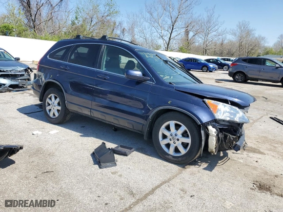 2007 Honda CR-V EX-L with VIN JHLRE48757C111267, listed as a Copart auction lot 52195505 with 293,644 mi miles and Salvage Title. Bid and sale history available at carsss.com. Image 4.