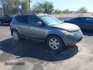 2005 Nissan Murano SL z VIN JN8AZ08W15W426016, wystawiony jako IAAI lot #42427620 z przebiegiem 231 539 mil mil oraz . Historia ofert i sprzedaży dostępna na DreamBid. Obrazek 1.