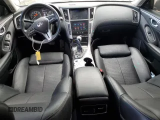 2019 Infiniti Q50 Luxe z VIN JN1EV7AP0KM542273, wystawiony jako Copart lot #50639035 z przebiegiem 44 001 mil mil oraz Szkoda całkowita • Salvage title. Historia ofert i sprzedaży dostępna na DreamBid. Obrazek 8.