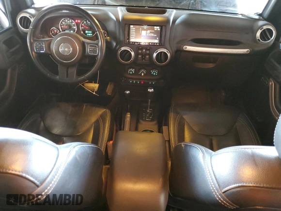 2015 Jeep Wrangler Unlimited Rubicon Hard Rock with VIN 1C4HJWFG1FL532288, listed as a Copart auction lot 62262545 with 91,807 mi miles and Salvage title. Bid and sale history available at DreamBid. Image 8.