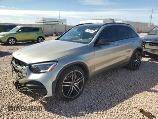 2020 Mercedes-Benz GLC with VIN W1N0G6EB3LF814730, listed as a Copart auction lot 72525244 with 46,978 mi miles and Salvage Title. Bid and sale history available at carsss.com. Image 1.