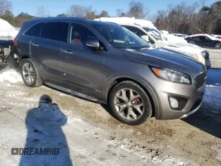 2018 Kia Sorento SX with VIN 5XYPKDA52JG416959, listed as a Copart auction lot 87355414 with 64,892 mi miles and Salvage Title. Bid and sale history available at DreamBid. Image 4.