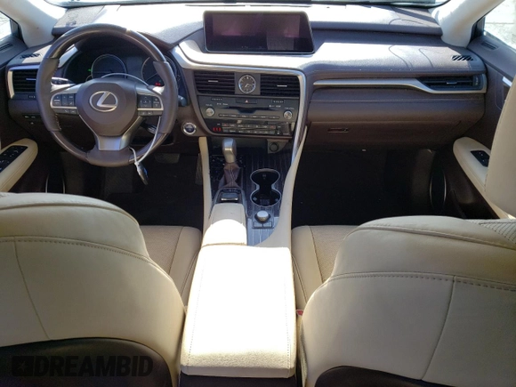 2017 Lexus RX 450h with VIN 2T2BGMCA5HC011623, listed as a Copart auction lot 56429395 with 55,282 mi miles and Salvage title. Bid and sale history available at DreamBid. Image 8.