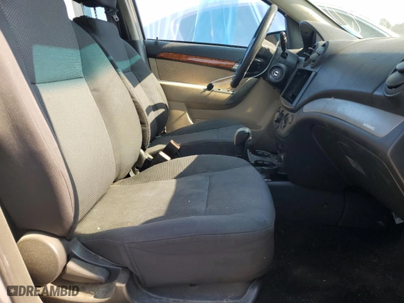 2010 Chevrolet Aveo LT w/1LT with VIN KL1TD5DE6AB073925, listed as a Copart auction lot 46293655 with 0 mi miles and Salvage Title. Bid and sale history available at carsss.com. Image 7.