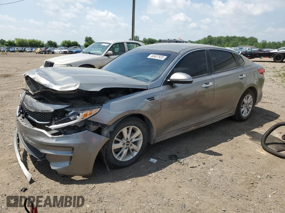 2016 Kia Optima LX with VIN 5XXGT4L30GG105066, listed as a Copart auction lot 60407935 with 144,303 mi miles and Clean title. Bid and sale history available at DreamBid. Image 1.