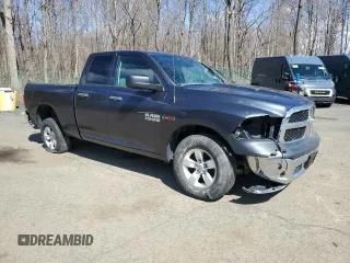 2018 Ram 1500 Tradesman z VIN 1C6RR7FM7JS273045, wystawiony jako Copart lot #49614095 z przebiegiem 68 568 mil mil oraz Czysty tytuł • Clean title. Historia ofert i sprzedaży dostępna na DreamBid. Obrazek 4.