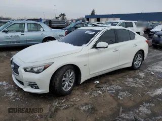2017 Infiniti Q50 3.0t Sport with VIN JN1EV7AR4HM840237, listed as a Copart auction lot 44430465 with 79,876 mi miles and Clean Title. Bid and sale history available at carsss.com. Image 1.