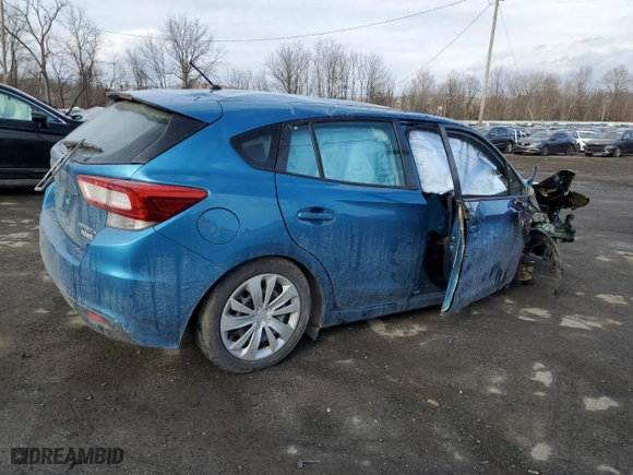 2017 Subaru Impreza with VIN 4S3GTAA65H1734086, listed as a Copart auction lot 88859165 with 0 mi miles and Salvage Title. Bid and sale history available at carsss.com. Image 3.