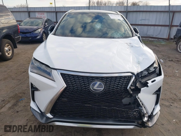 2017 Lexus RX with VIN 2T2BGMCA1HC015345, listed as a IAAI auction lot 41128730 with 93,337 mi miles. Bid and sale history available at carsss.com. Image 6.