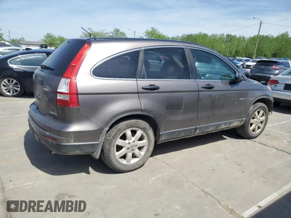 2011 Honda CR-V SE with VIN 5J6RE4H48BL124181, listed as a Copart auction lot 53103375 with 164,077 mi miles and Salvage title. Bid and sale history available at DreamBid. Image 3.