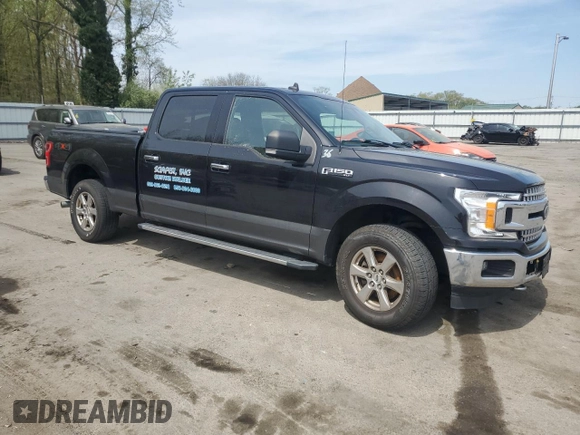 2019 Ford F-150 XL with VIN 1FTFW1E45KKF07123, listed as a Copart auction lot 53638455 with Not Provided miles and Salvage Title. Bid and sale history available at carsss.com. Image 4.