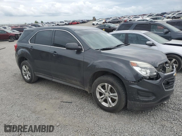 2017 Chevrolet Equinox LS z VIN 2GNALBEK9H1583466, wystawiony jako Copart lot #53538525 z przebiegiem 98 388 mil mil oraz Szkoda całkowita • Salvage title. Historia ofert i sprzedaży dostępna na DreamBid. Obrazek 4.