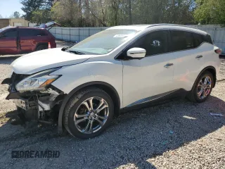 2016 Nissan Murano S z VIN 5N1AZ2MH9GN147593, wystawiony jako Copart lot #49869525 z przebiegiem 93 360 mil mil oraz Szkoda całkowita • Salvage title. Historia ofert i sprzedaży dostępna na DreamBid. Obrazek 1.