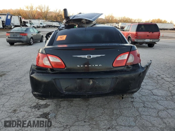 2008 Chrysler Sebring LX with VIN 1C3LC46J18N142758, listed as a Copart auction lot 78816094 with 0 mi miles and Salvage Title. Bid and sale history available at carsss.com. Image 6.