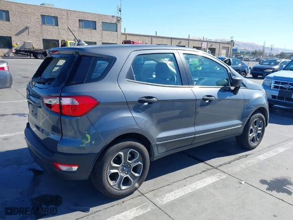 2021 Ford EcoSport S with VIN MAJ3S2FE0MC420633, listed as a IAAI auction lot 40623299 with 60,852 mi miles. Bid and sale history available at carsss.com. Image 4.