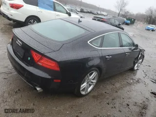2014 Audi A7 3.0 Premium Plus with VIN WAUWGAFC0EN095857, listed as a Copart auction lot 47773675 with 118,102 mi miles and Salvage Title. Bid and sale history available at carsss.com. Image 3.