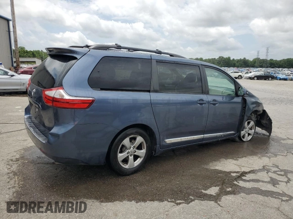2015 Toyota Sienna LE AAS with VIN 5TDKK3DC5FS596673, listed as a Copart auction lot 61382965 with 176,447 mi miles and Salvage title. Bid and sale history available at DreamBid. Image 3.