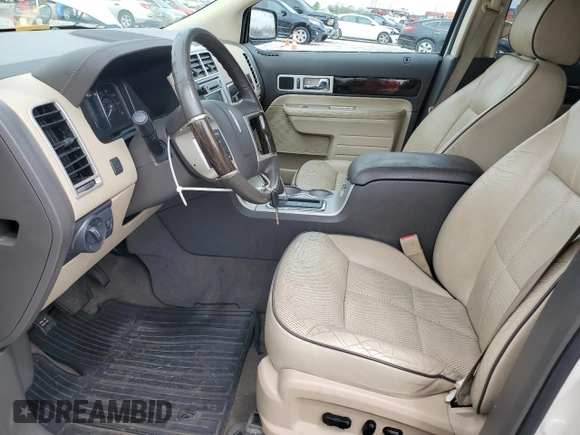 2008 Lincoln MKX with VIN 2LMDU88C98BJ11711, listed as a Copart auction lot 54252835 with 206,917 mi miles and Salvage title. Bid and sale history available at DreamBid. Image 7.
