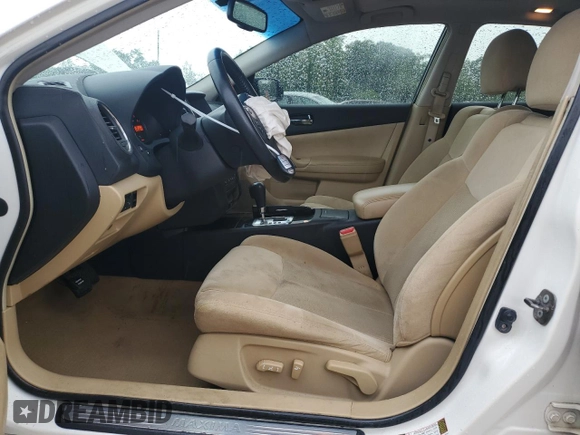2010 Nissan Maxima S with VIN 1N4AA5AP0AC803438, listed as a Copart auction lot 56127025 with 189,922 mi miles and Salvage title. Bid and sale history available at DreamBid. Image 7.