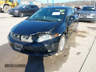 2012 Honda Civic EX-L with VIN 19XFB2F90CE004423, listed as a IAAI auction lot 41653412 with 173,662 mi miles and . Bid and sale history available at DreamBid. Image 6.