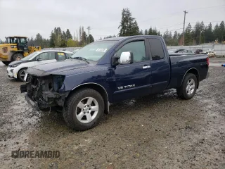 2006 Nissan Titan SE with VIN 1N6AA06A06N534206, listed as a Copart auction lot 52132205 with 167,204 mi miles and Salvage title. Bid and sale history available at DreamBid. Image 1.